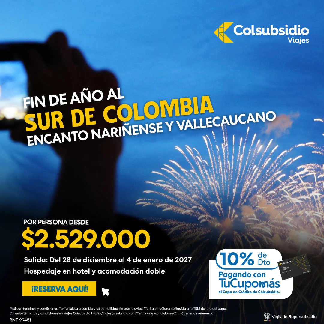 Fin de año al sur de Colombia